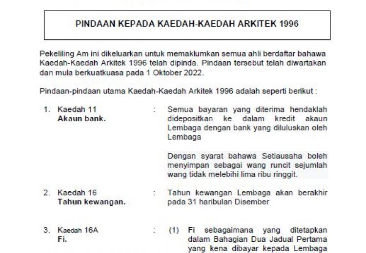 Pekeliling Am Bil. 1/2023